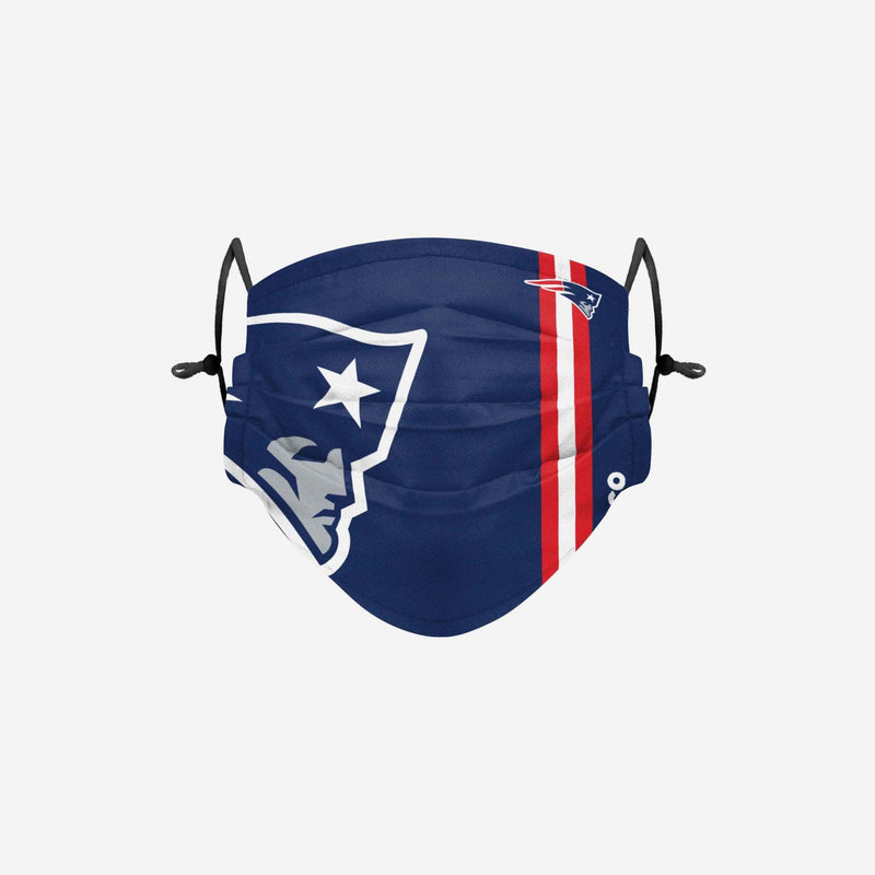 NFL New England Patriots Face Mask On-Field Sideline, 100% Cotton - Flashpopup.com