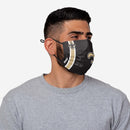 NFL New Orleans Saints Face Mask On-Field Sideline, 100% Cotton - Flashpopup.com