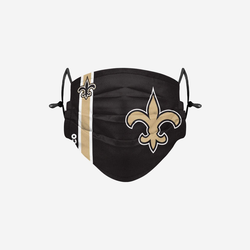 NFL New Orleans Saints Face Mask On-Field Sideline, 100% Cotton - Flashpopup.com