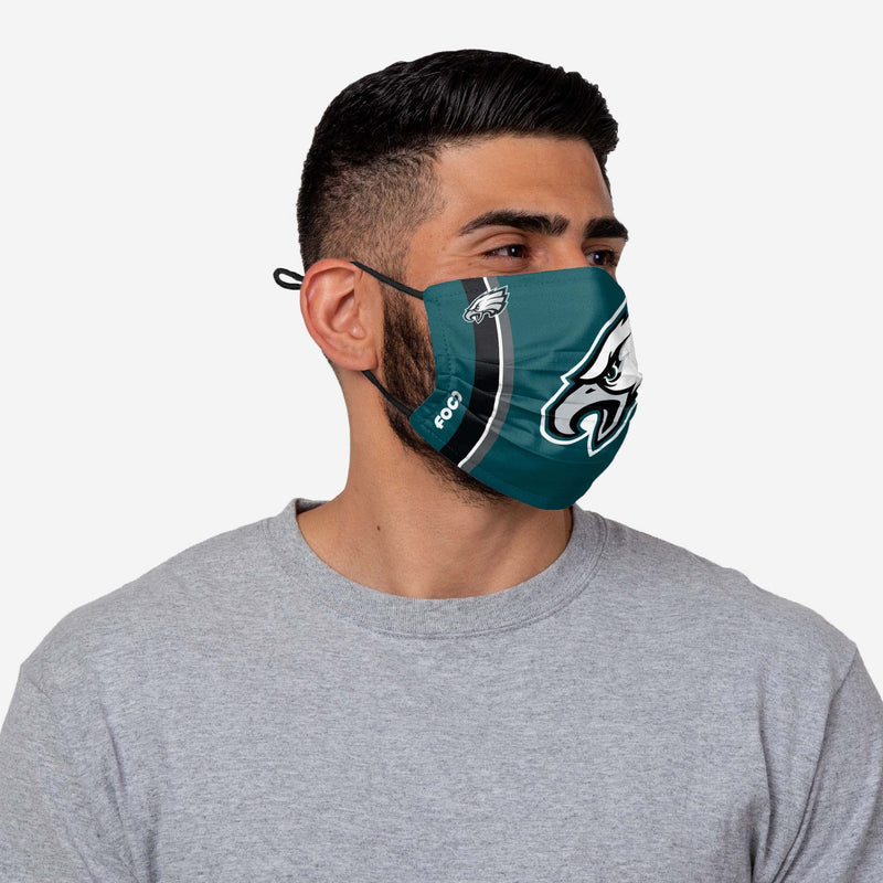 NFL Philadelphia Eagles Face Mask On-Field Sideline, 100% Cotton - Flashpopup.com