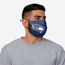 NFL Seattle Seahawks Face Mask On-Field Sideline, 100% Cotton - Flashpopup.com