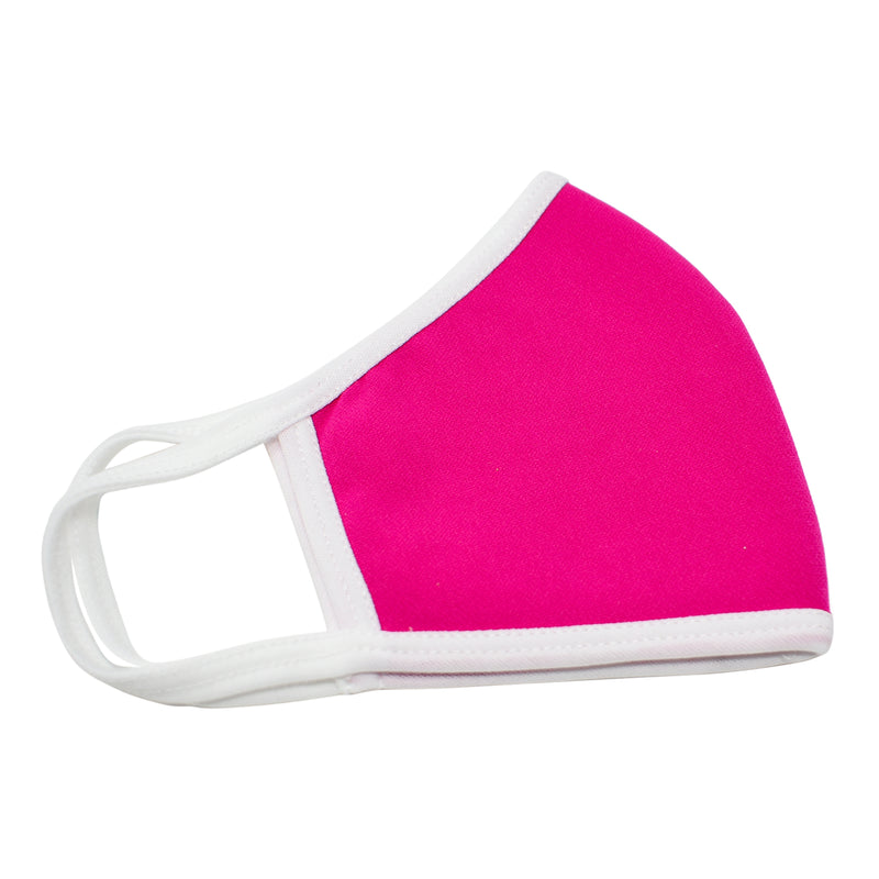 3pc Hot Pink Washable Cotton Face Mask - Flashpopup.com