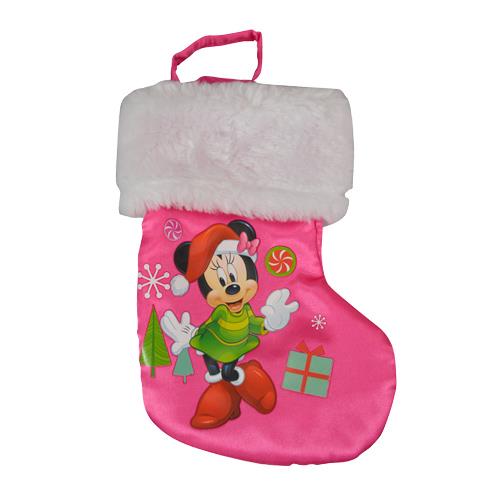 Disney Christmas Stocking Mini 8In Minnie Mouse - Flashpopup.com