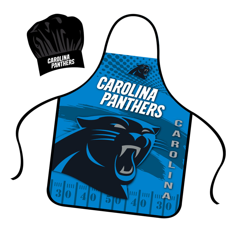 NFL Apron & Chef Hat Set - Carolina Panthers