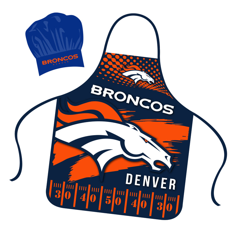 NFL Apron & Chef Hat Set - Denver Broncos
