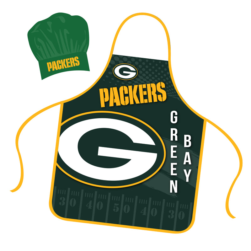 NFL Apron & Chef Hat Set - Green Bay Packers