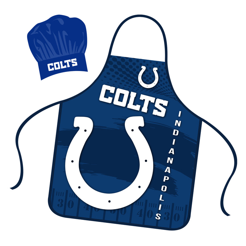 NFL Apron & Chef Hat Set - Indianapolis Colts