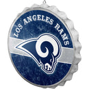 NFL Distressed Bottlecap Wall Sign - LA Rams - Flashpopup.com