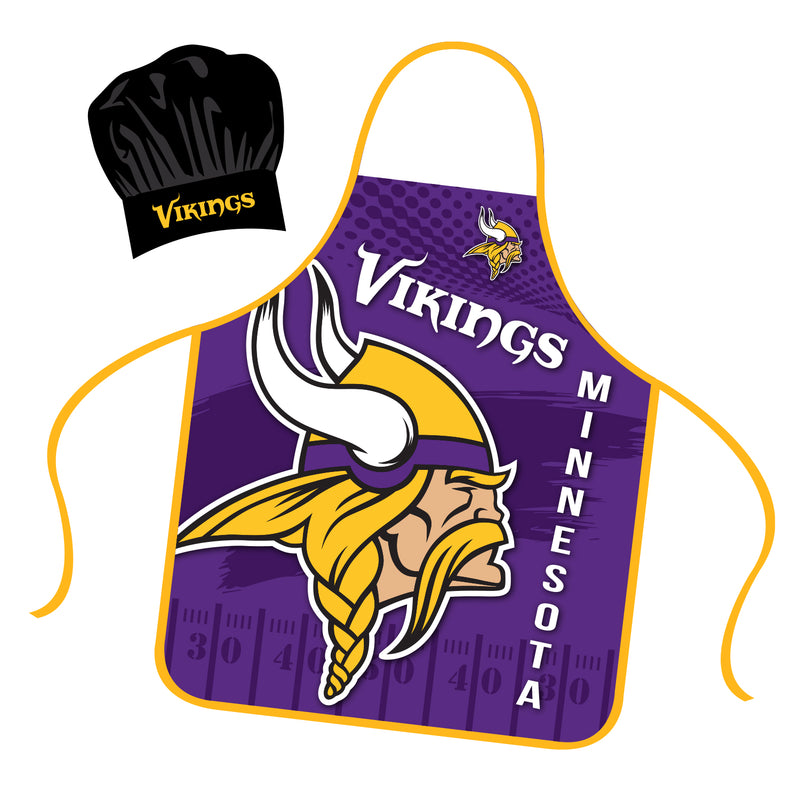 NFL Apron & Chef Hat Set - Minnesota Vikings