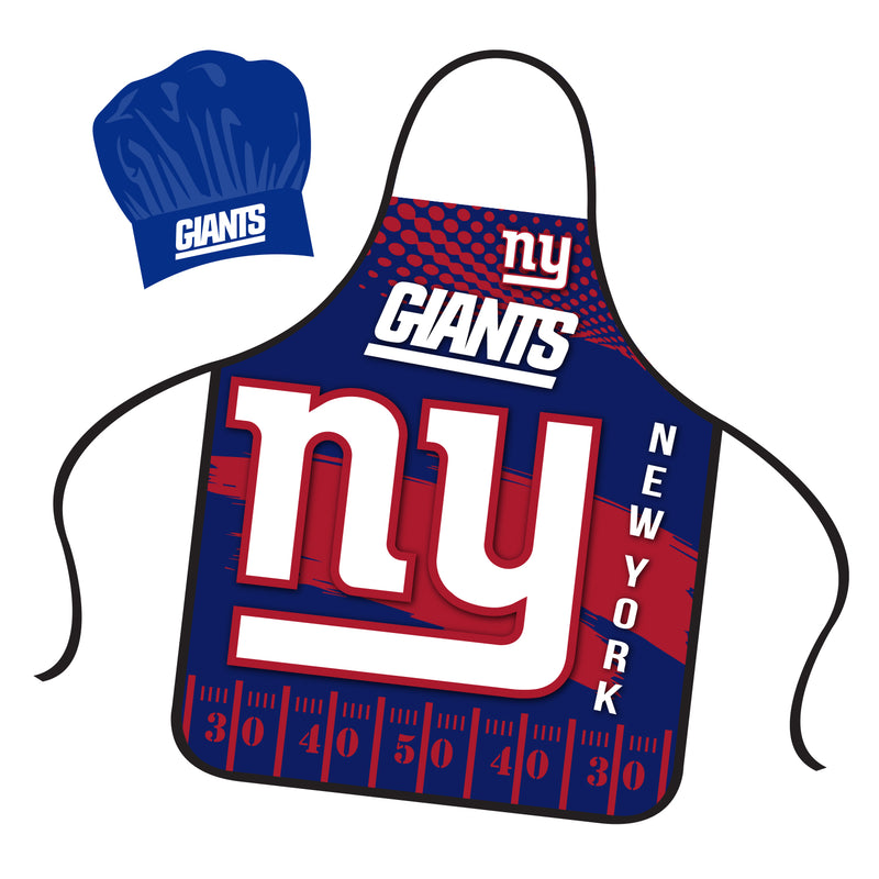 NFL Apron & Chef Hat Set - New York Giants