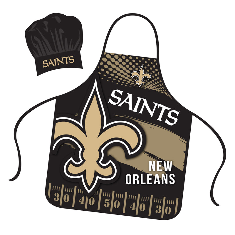 NFL Apron & Chef Hat Set - New Orleans Saints