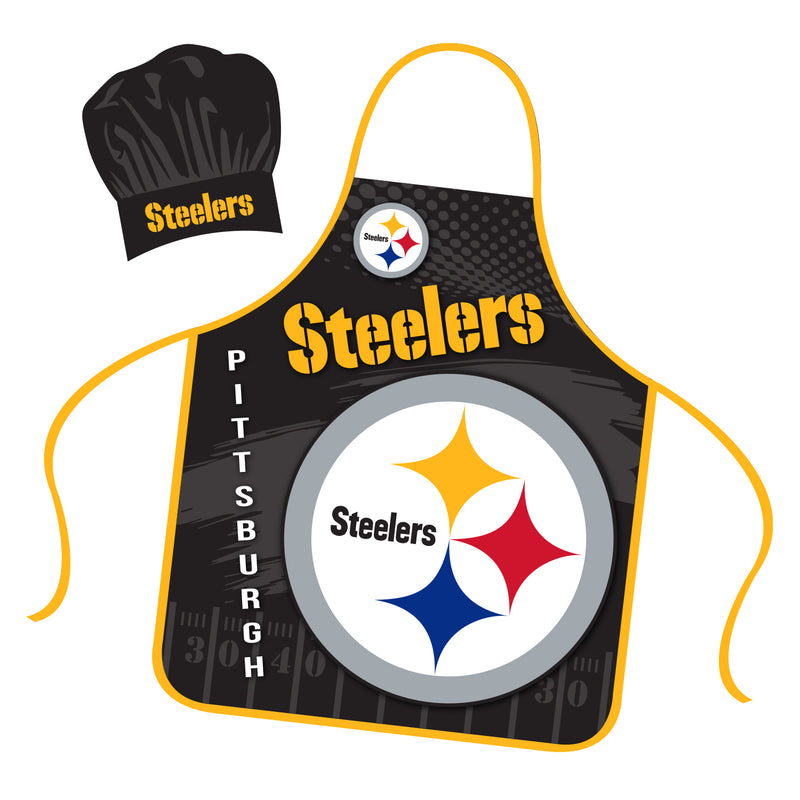 NFL Apron & Chef Hat Set - Pittsburgh Steelers