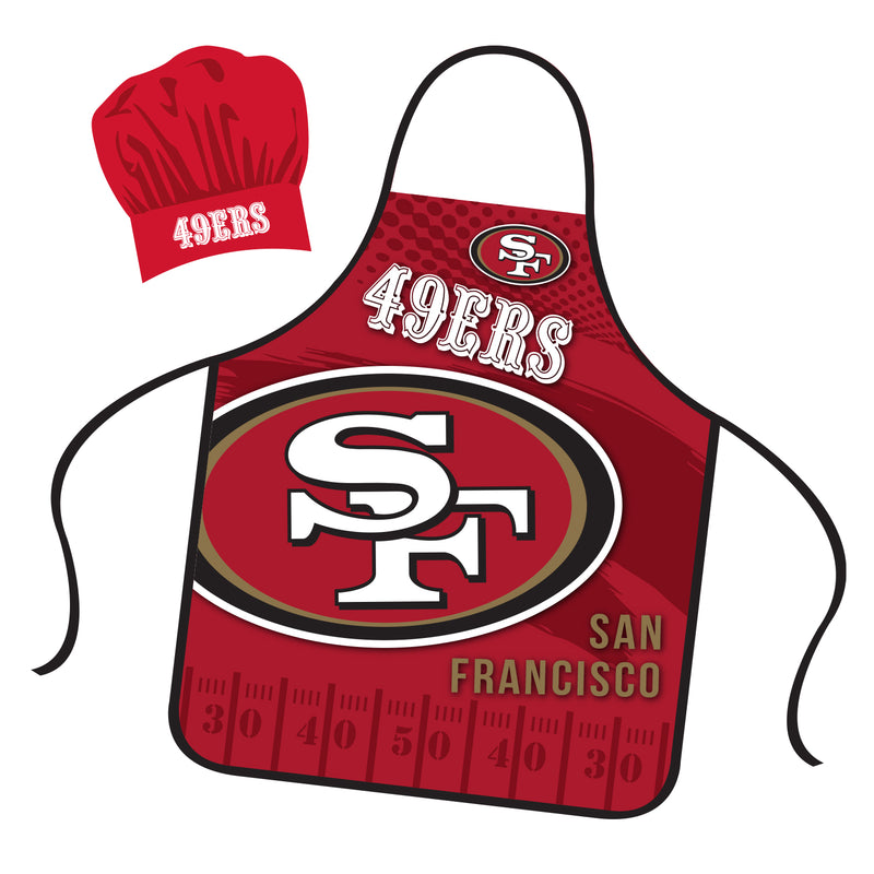 NFL Apron & Chef Hat Set - San Francisco 49ers