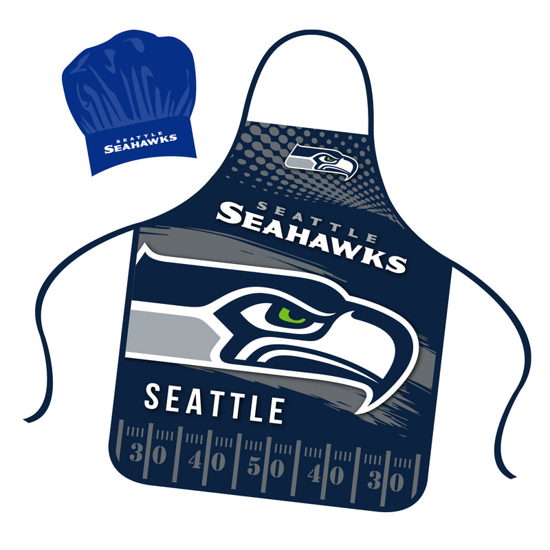 NFL Apron & Chef Hat Set - Seattle Seahawks