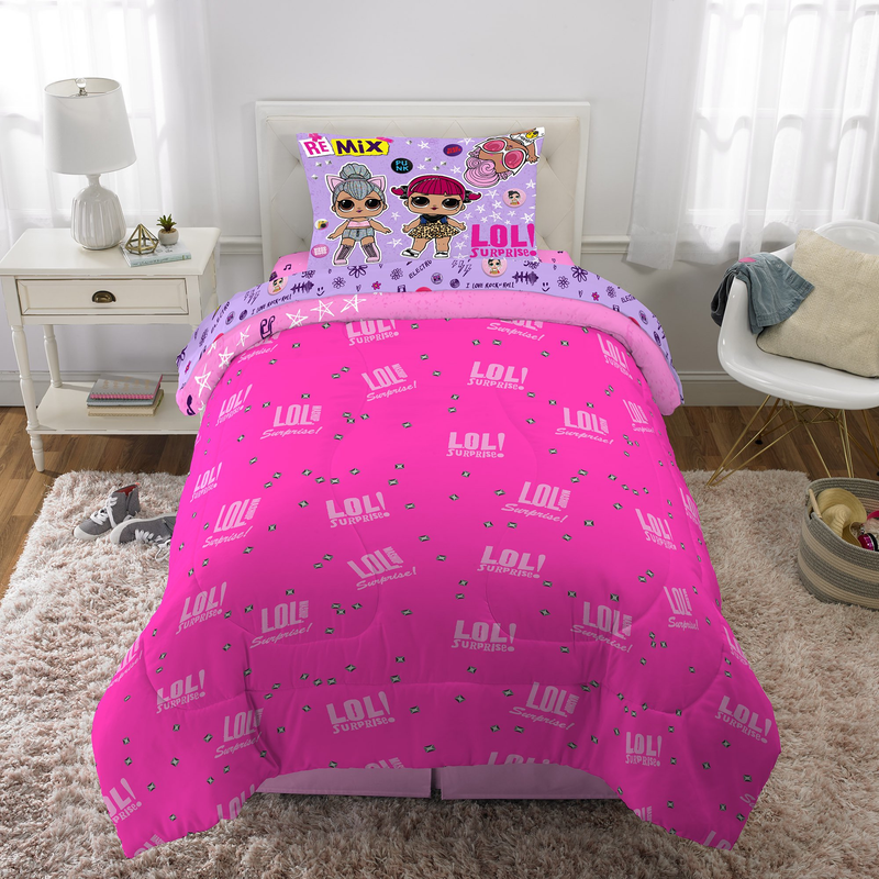 2 Piece Comforter Set - L.O.L. Surprise - Twin/Full - Flashpopup.com