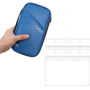 Water Resistant Passport Holder Wallet with RFID Blocking - BONUS 2 Vaccine Card Holders - Multiple Colors - Flashpopup.com