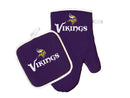 NFL Minnesota Vikings Oven Mitt & Pot Holder Set - Flashpopup.com