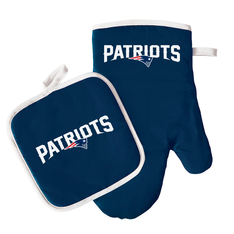 NFL New England Patriots Oven Mitt & Pot Holder Set - Flashpopup.com