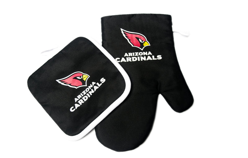 NFL Arizona Cardinals Oven Mitt & Pot Holder Set - Flashpopup.com