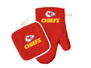 NFL Kansas City Chiefs Oven Mitt & Pot Holder Set - Flashpopup.com