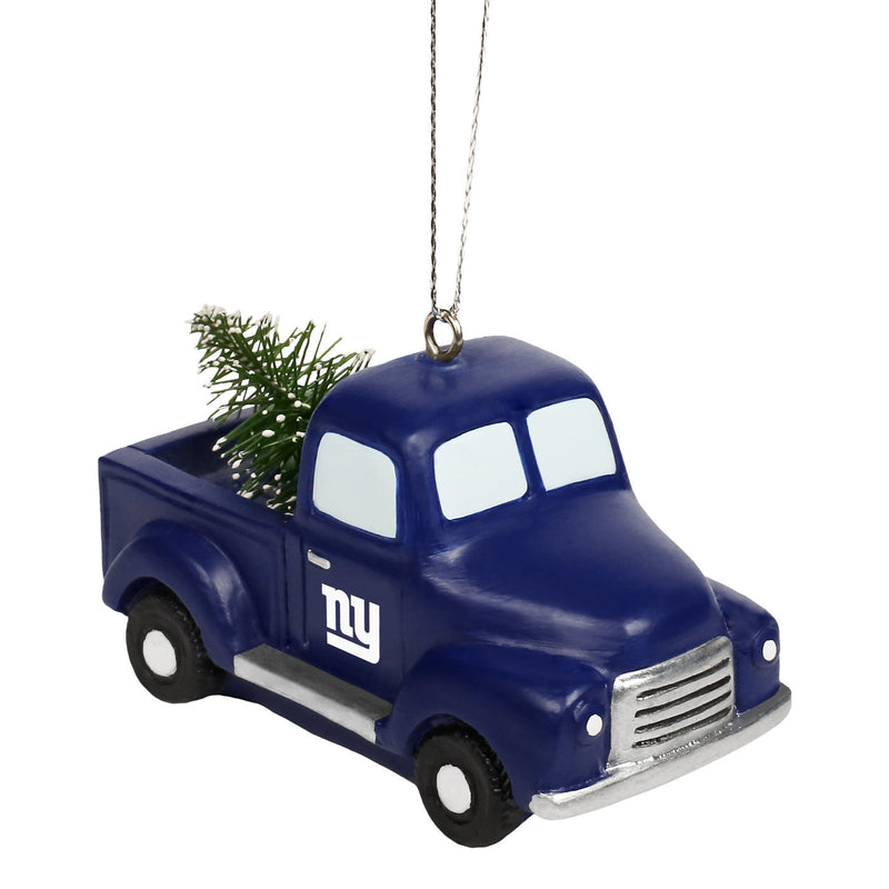Sports Ornament Nfl, Truck W Tree Ny Giants - Flashpopup.com