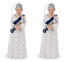 Queen Elizabeth 2 Pack - 4.75'' Resin Ornament