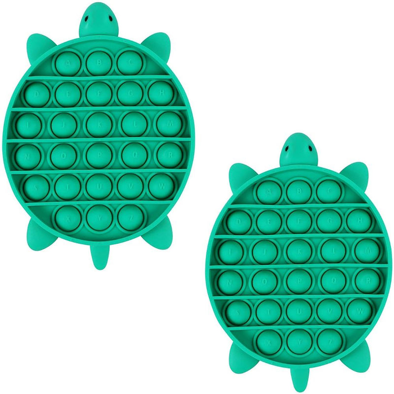 Fidget Bubble Poppers Push Toy 2 Pack Turtle - Flashpopup.com