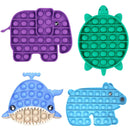 Fidget Bubble Poppers Push Toy 4 Pack Animals - Flashpopup.com