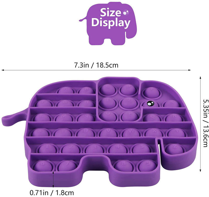 Fidget Bubble Poppers Push Toy Elephant - Flashpopup.com