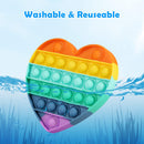 Fidget Bubble Poppers Push Toy Heart - Flashpopup.com
