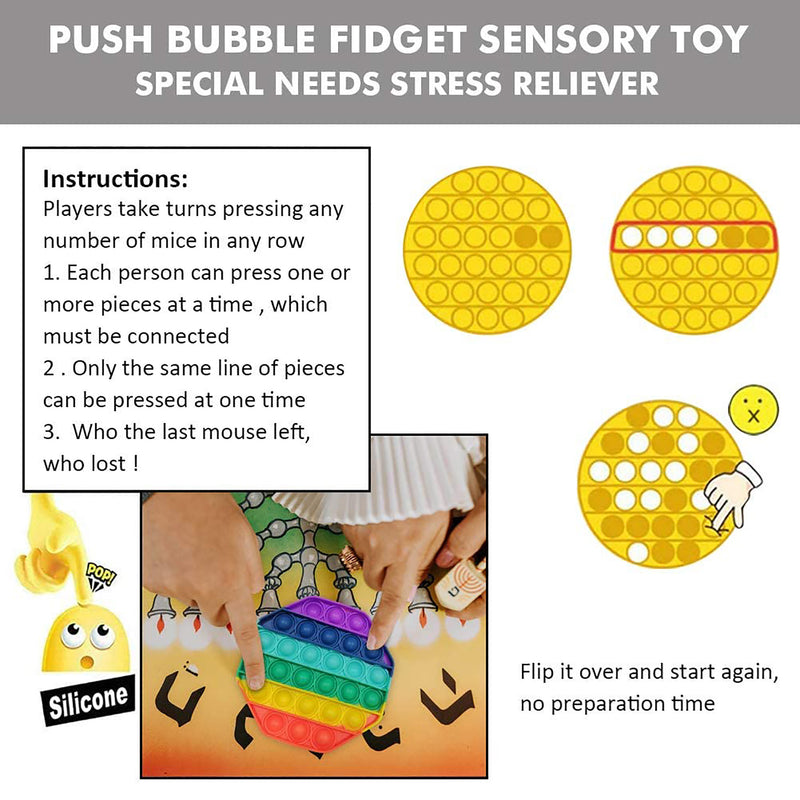 Fidget Bubble Poppers Push Toy Octagon - Flashpopup.com