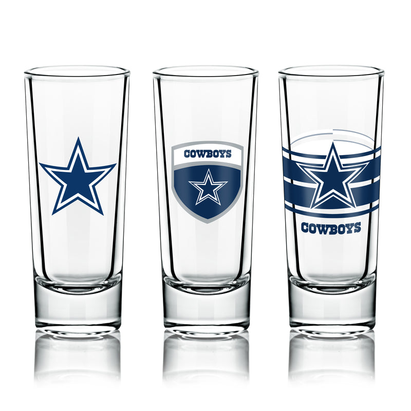 NFL Shot Glasses 6 Pack Set - Dallas Cowboys