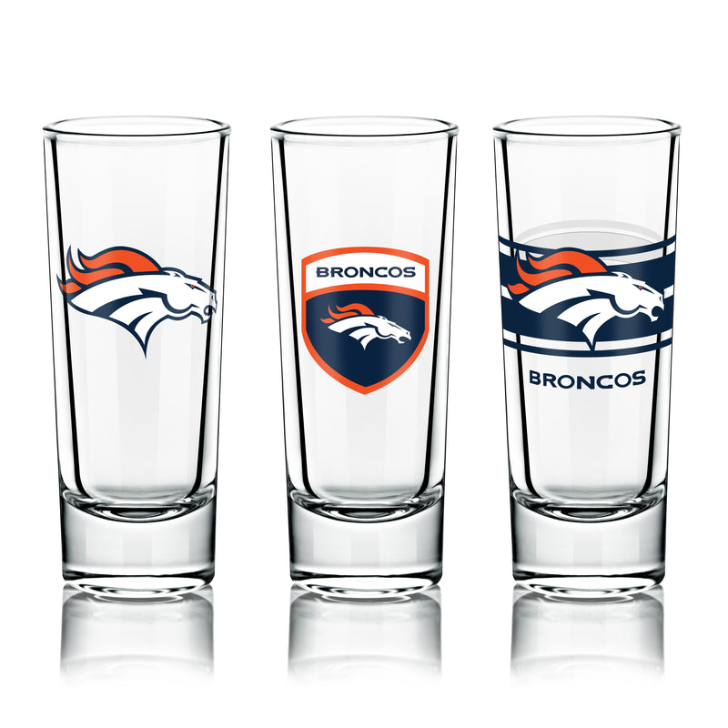 NFL Shot Glasses 6 Pack Set - Denver Broncos