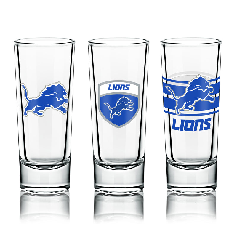 NFL Shot Glasses 6 Pack Set - Detroit Lions