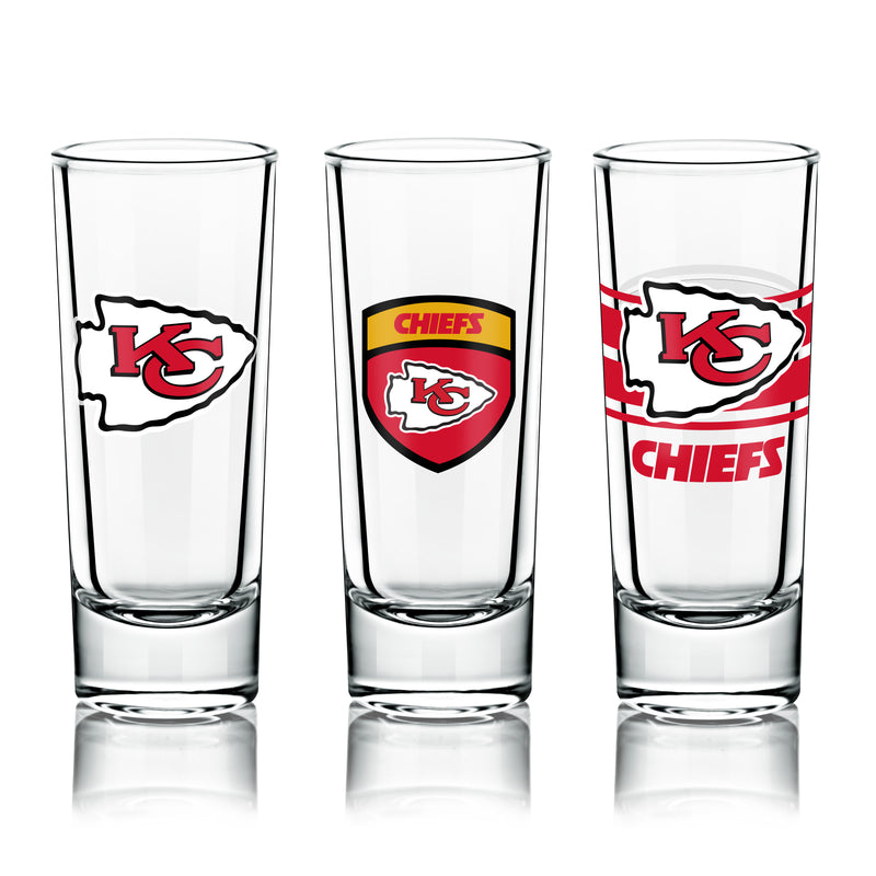 NFL Shot Glasses 6 Pack Set - Kansas City Chiefs