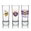 NFL Shot Glasses 6 Pack Set - Minnesota Vikings