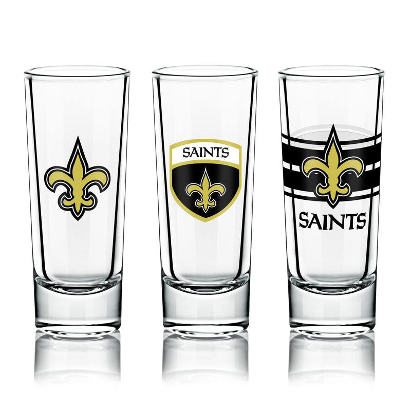 NFL Shot Glasses 6 Pack Set - New Orleans Saints