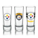 NFL Shot Glasses 6 Pack Set - Pittsburgh Steelers