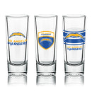 NFL Shot Glasses 6 Pack Set - Los Angeles Chargers