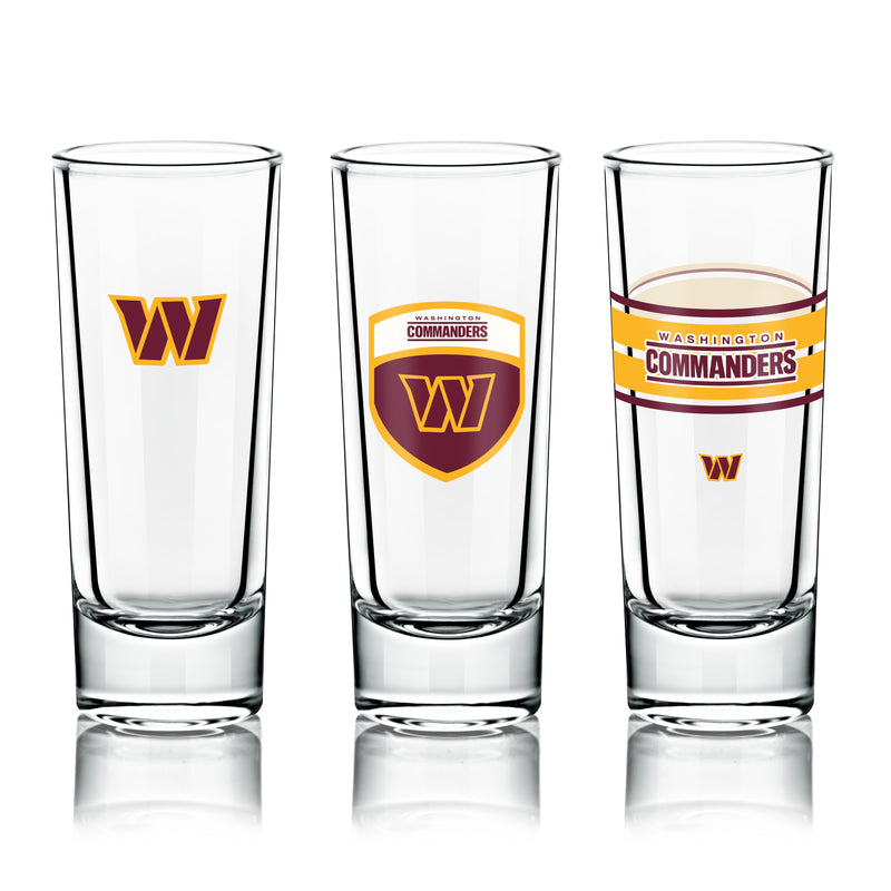 NFL Shot Glasses 6 Pack Set - Washington Commanders