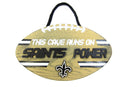 NFL Football Wooden Mancave Sign - New Orleans Saints - Flashpopup.com