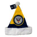 Military Navy Christmas Santa Hat, Navy Blue & Yellow - Flashpopup.com