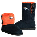 Denver Broncos High End Button Boot Slipper - Flashpopup.com