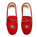 San Francisco 49ers NFL Moccasins Men's Small, Medium, Large, Xlarge - Flashpopup.com
