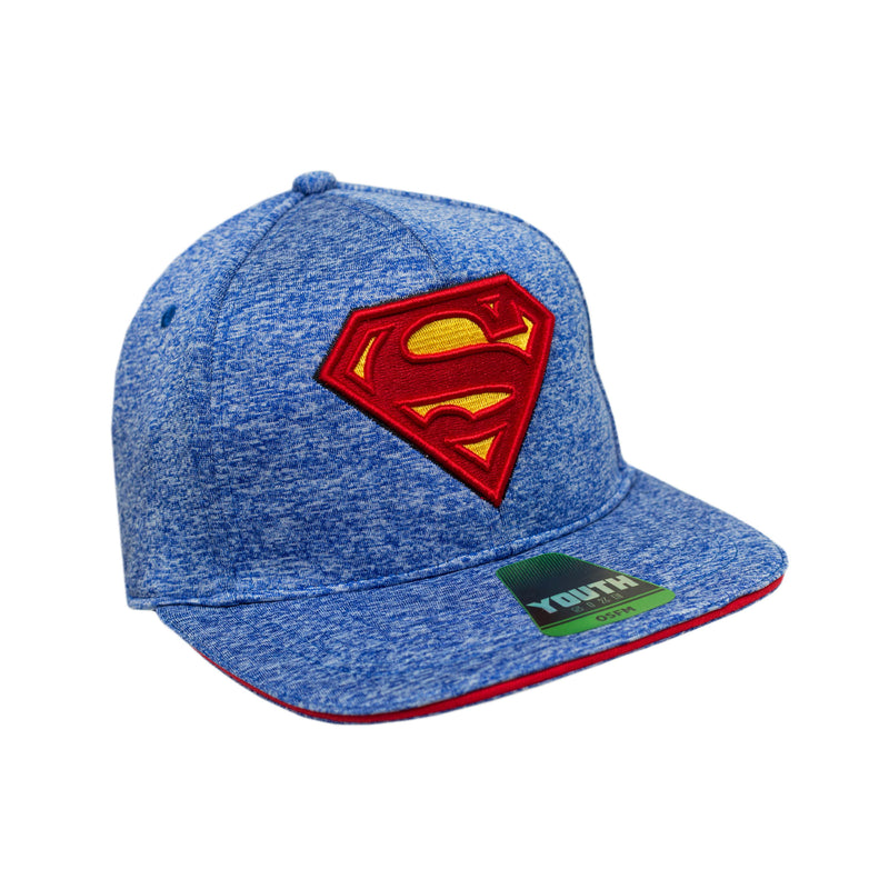 Baseball Hat DC - Superman Logo, heather blue - Flashpopup.com