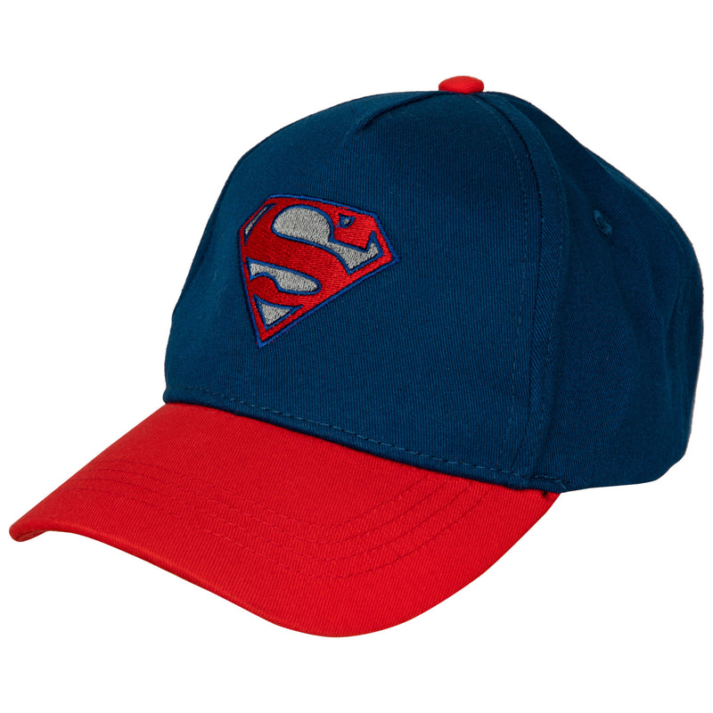 DC Superman Reflective Logo Blue Baseball Cap For Kids - Flashpopup.com