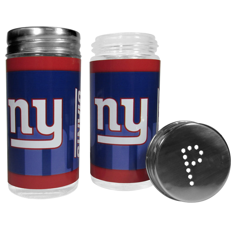 NFL Glass Salt & Pepper Shakers - New York Giants - Flashpopup.com
