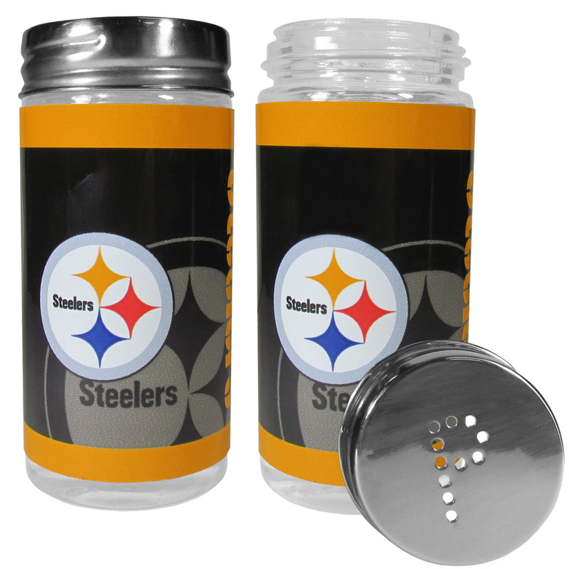NFL Glass Salt & Pepper Shakers - Pittsburgh Steelers - Flashpopup.com
