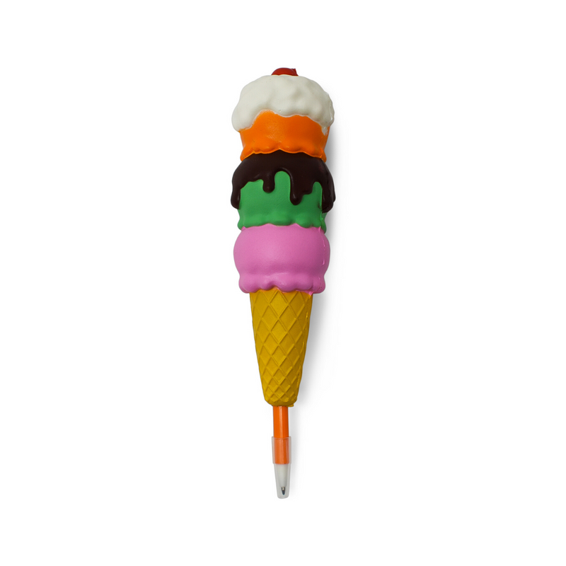 Ice Cream Cone Squishies with Pen, Release stress Slow-rising squihies - Flashpopup.com