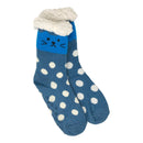 Sherpa Footy Socks, Non Slip Bottom - Kitty - Flashpopup.com